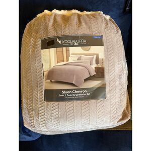 NWT Koolaburra by Ugg Comforter Twin/Twin XL  68"x92"Lilca Auro Sloan Chevron